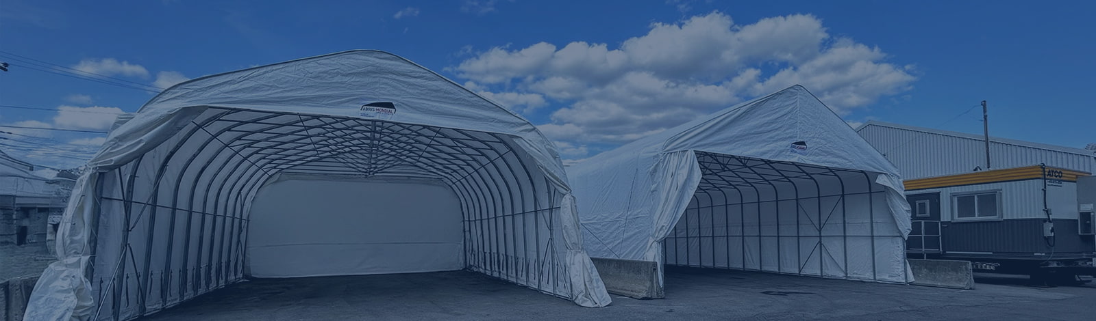 Car shelter demonstration